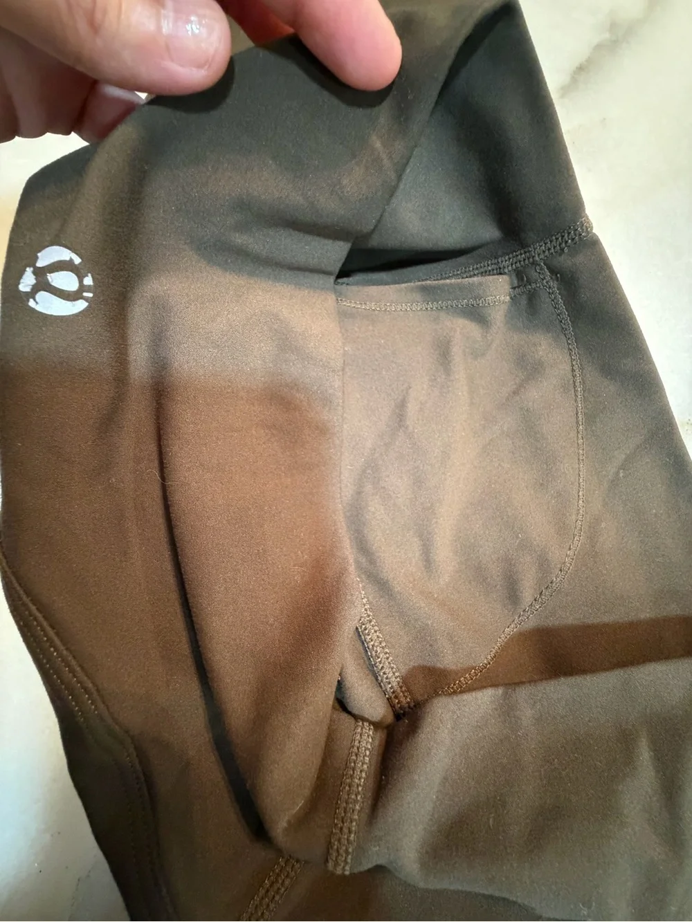 lululemon athletica Olive Green High-Waist Leggings